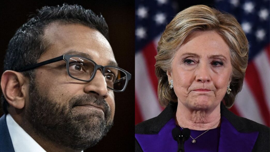 Kash Patel testifies during a Senate hearing in Washington last month. Photograph: Bonnie Cash/UPI/Rex/Shutterstock