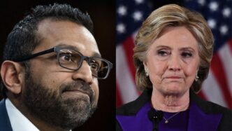 Kash Patel testifies during a Senate hearing in Washington last month. Photograph: Bonnie Cash/UPI/Rex/Shutterstock
